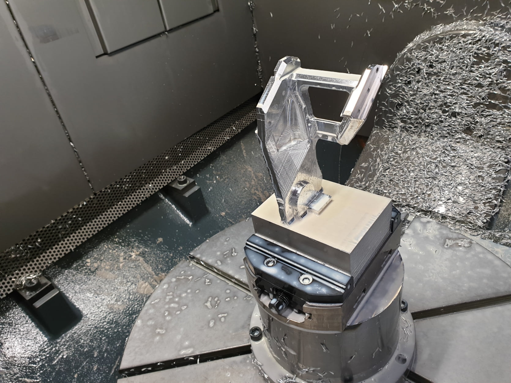 Alu-Teil - CNC-Bearbeitung